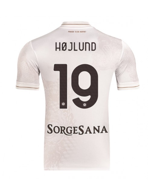SSC Napoli Rasmus Hojlund #19 Replika Borta Kläder 2025-26 Kortärmad SSC Napoli Rasmus Hojlund #19 Replika Borta Kläder 2025-26 Kortärmad